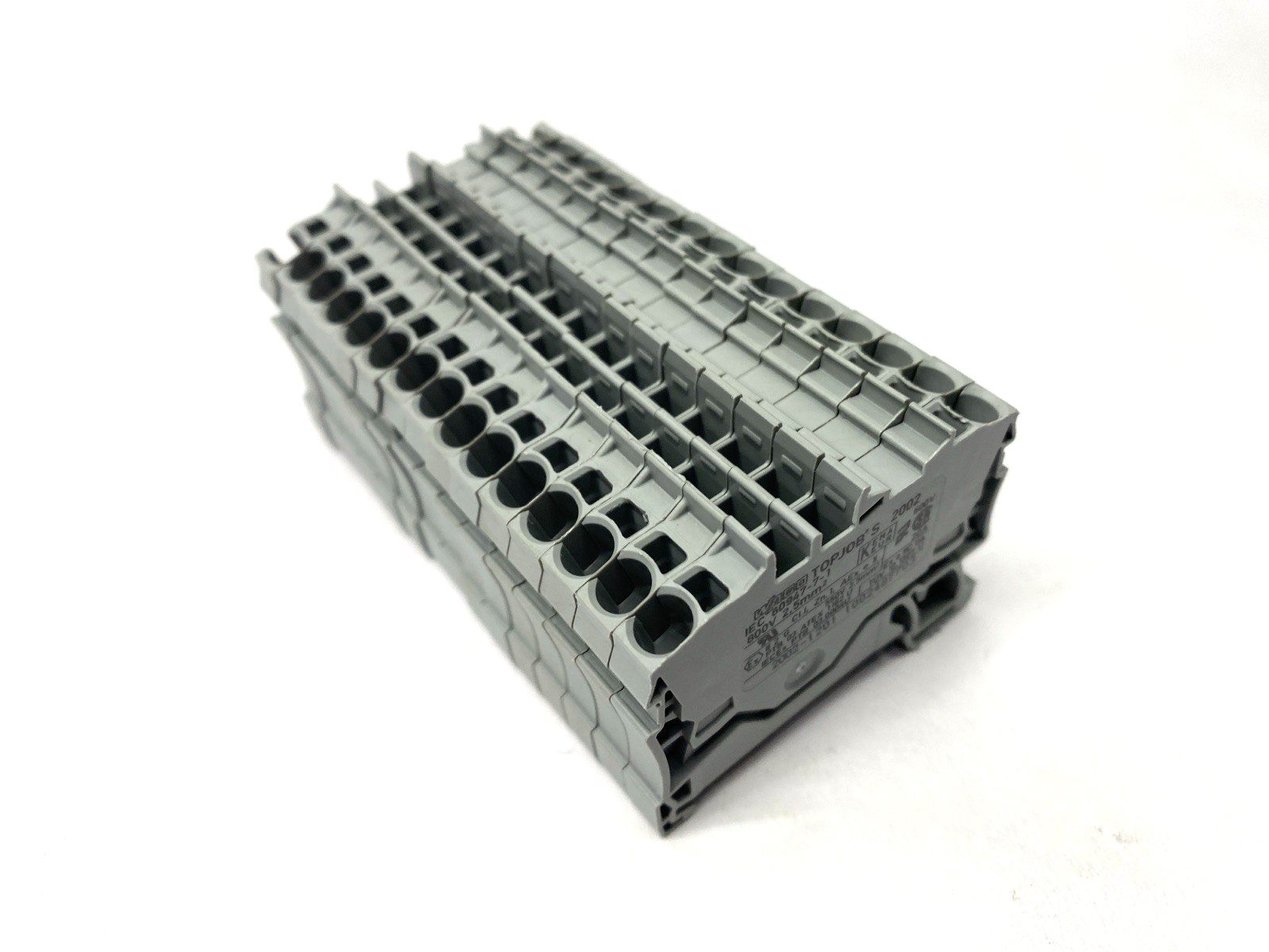 Wago 2002-1201 Topjobs Feed-Through Terminal Block LOT OF 15 - Maverick Industrial Sales