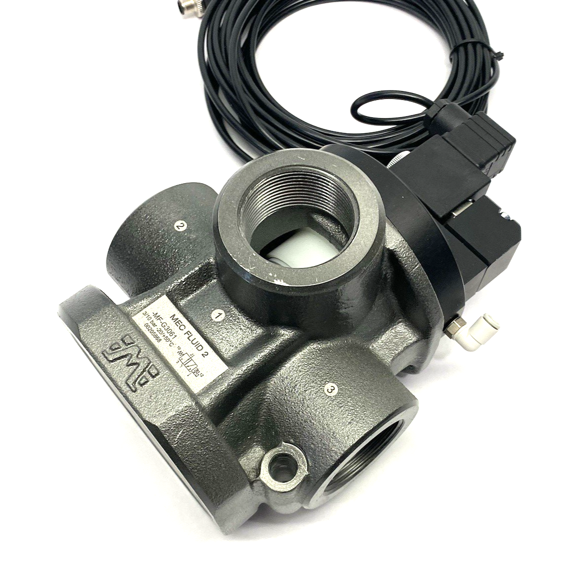 MF-G3061 | MEC Fluid 2 Servo-Assisted Vacuum Valve 3-Way, 1-1/2" Ports, Comp. Air - New Other - Maverick Industrial Sales