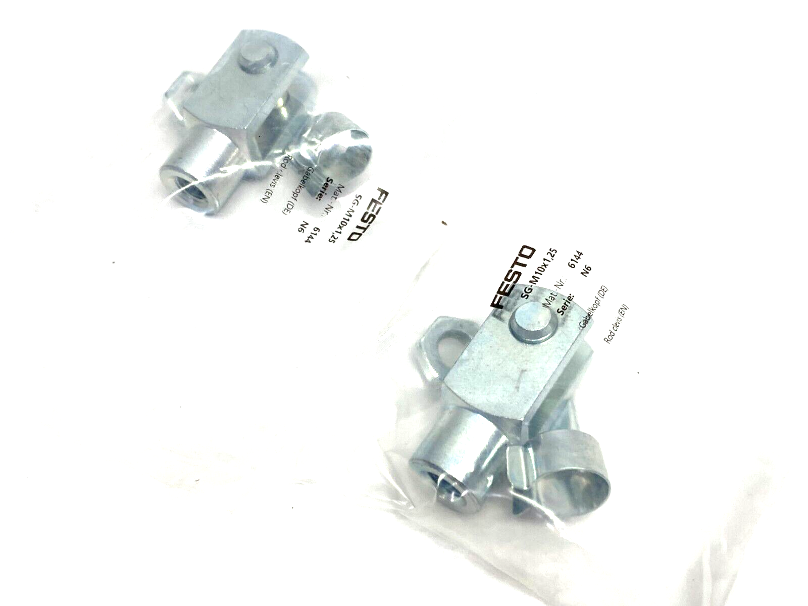 Festo SG-M10x1,25 Rod Clevis 6144 LOT OF 2 - Maverick Industrial Sales