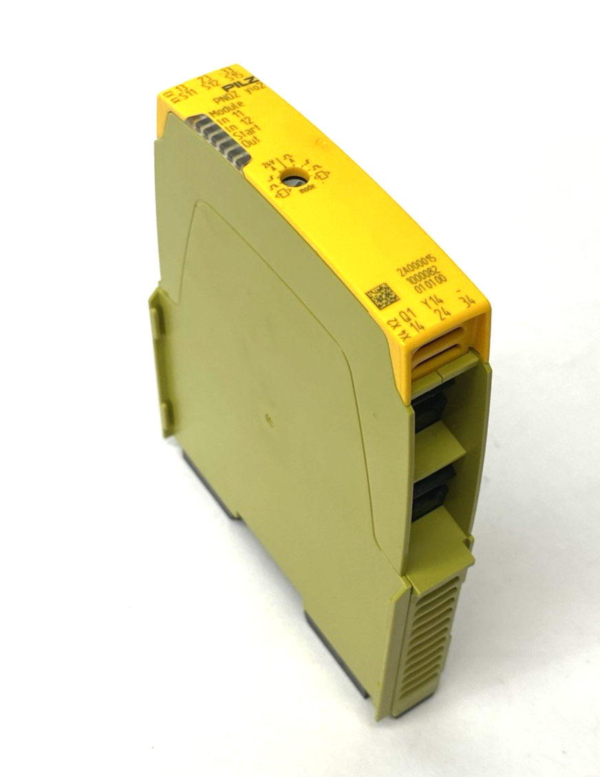 2A000015 | Pilz Safety Relay Expansion Module, 1-input Function, PNOZ yio2 2DI 3NO - New – Open box - Maverick Industrial Sales