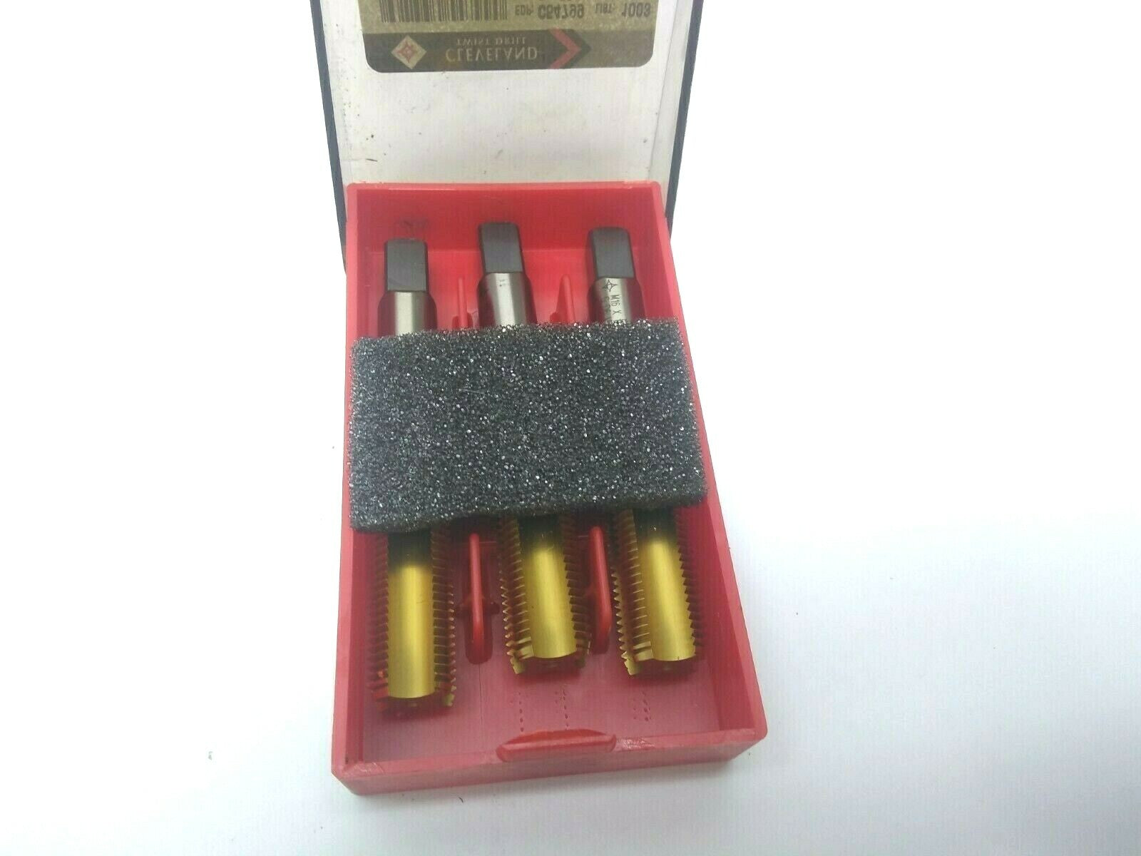 Cleveland C54799 Twist Drill 1003 M16x1.5 Bottoming Hand Tap 4 Flute 3 Pack - Maverick Industrial Sales