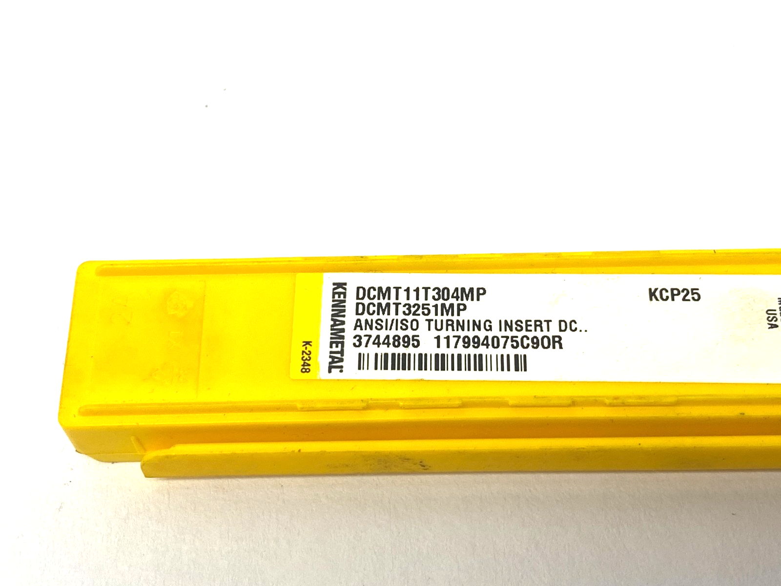 Kennametal 3744895 Screw-On DCMT-MP Positive Inserts DCMT11T304MP PKG OF 5 - Maverick Industrial Sales