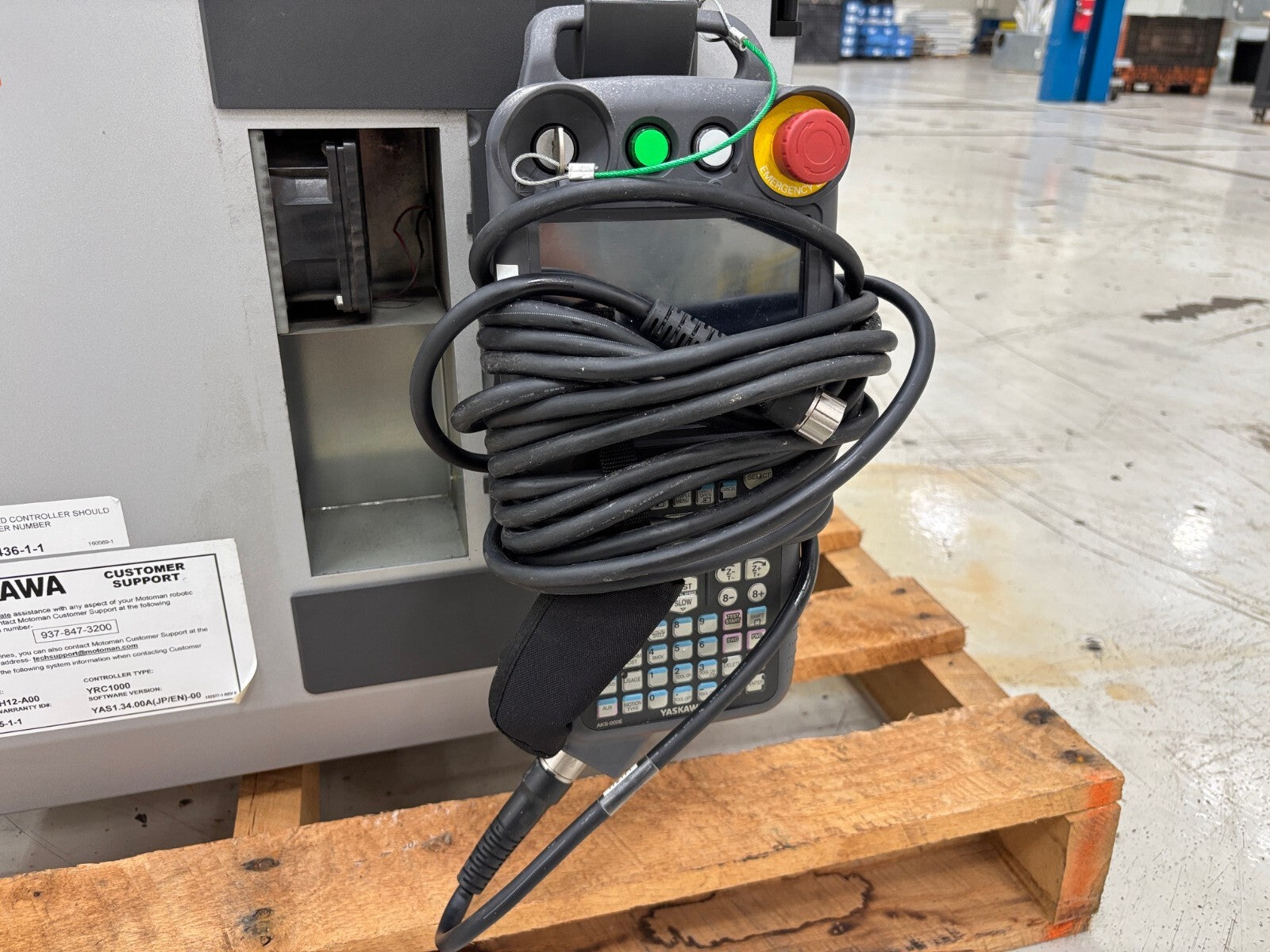 Yaskawa YR-1-06VXH12-A00 Robot System, YRC1000/GP12 Controller ERAR-1000, 2017 - Maverick Industrial Sales