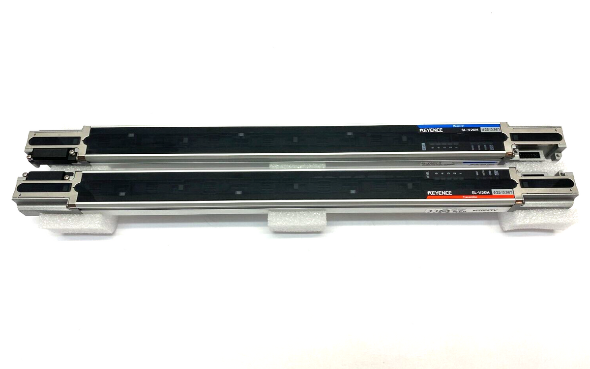 SL-V20H-T, SL-V20H-R | Keyence SL-V20H Light Curtain Set 20 Optical Axes SL-V20H-T/ SL-V20H-R - New – Open box - Maverick Industrial Sales