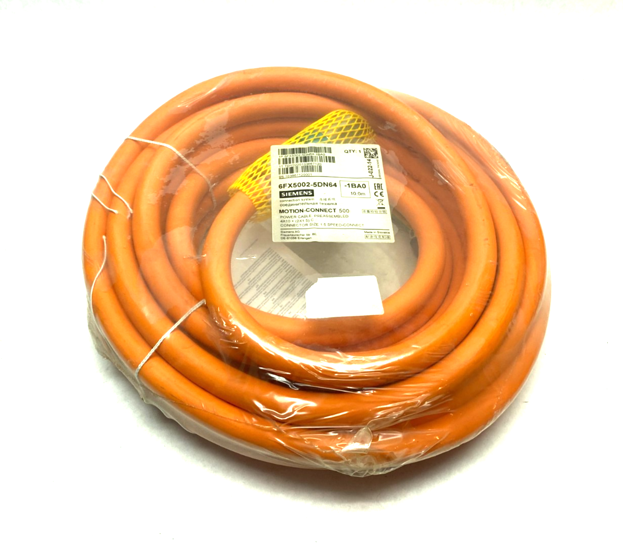 Siemens 6FX5002-5DN64-1BA0 MOTION-CONNECT 500 Power Cable Assembly - Maverick Industrial Sales