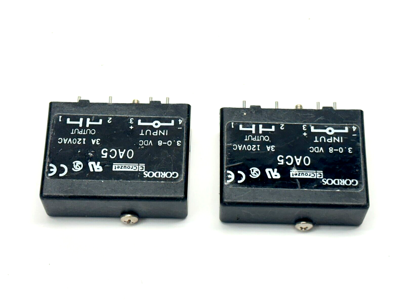 Gordos 0AC5 Solid State Relay 3A 120VAC LOT OF 2 - Maverick Industrial Sales