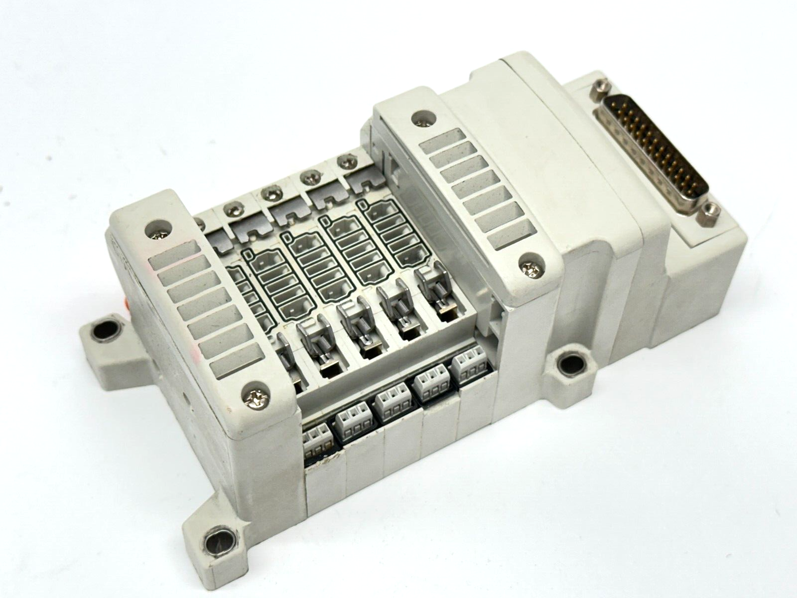 SMC VV5QC21-05N9PD0-S Solenoid Manifold 2000 Series 5 Port - Maverick Industrial Sales