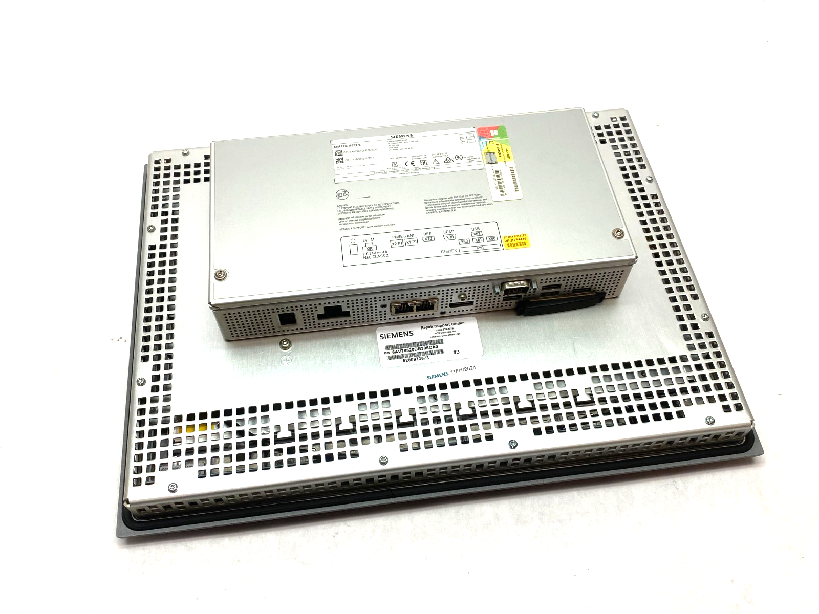 Siemens 6AV7882-0DB30-6CA0 SIMATIC IPC277E Nanopanel 15" Touchscreen Celeron - Maverick Industrial Sales