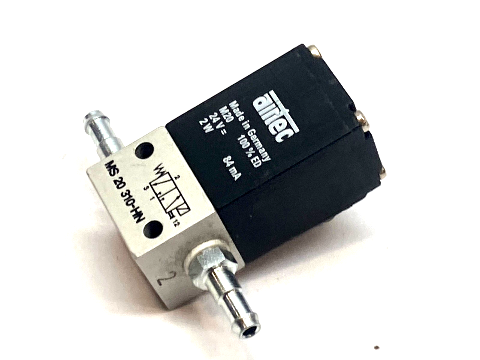 Airtec MS-20-310-HN Solenoid Valve 3/2-Way NC 24VDC 84mA - Maverick Industrial Sales