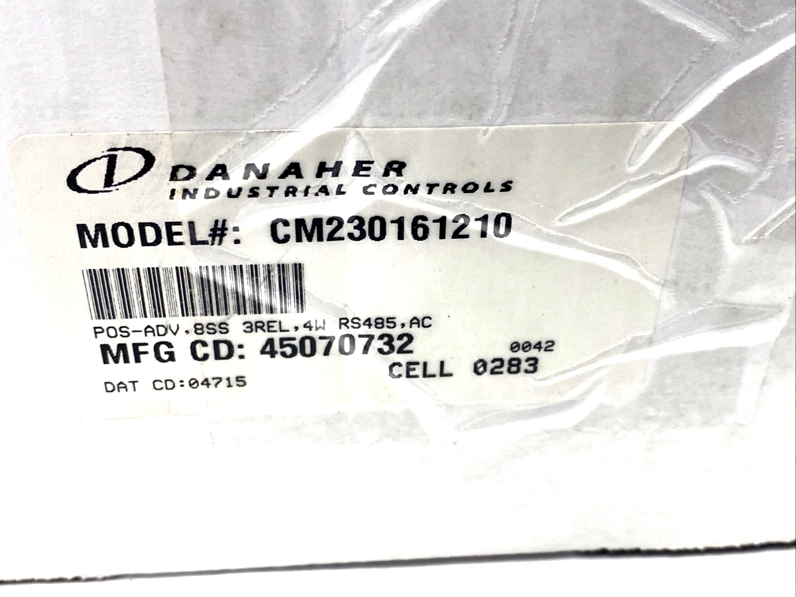 Eagle Signal Danaher CM230161210 MAX Position Series, 8 Solid State, 3 Relay Out - Maverick Industrial Sales