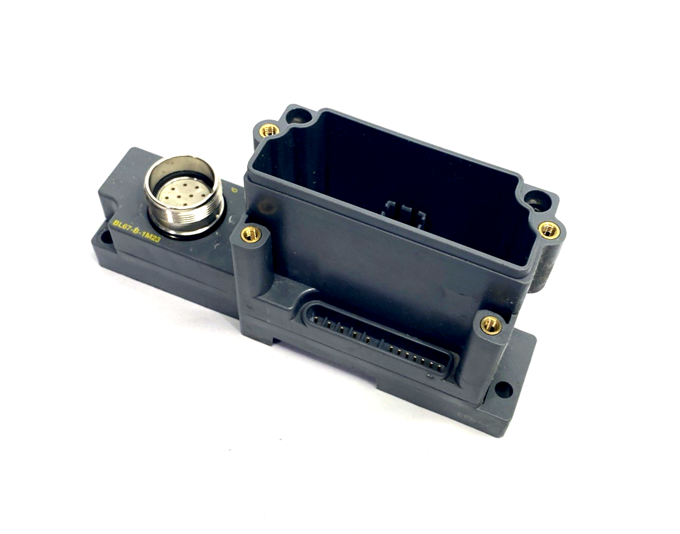 Turck BL67-B-1M23 Base Module, M23 12-Pin, 6827213 - Maverick Industrial Sales