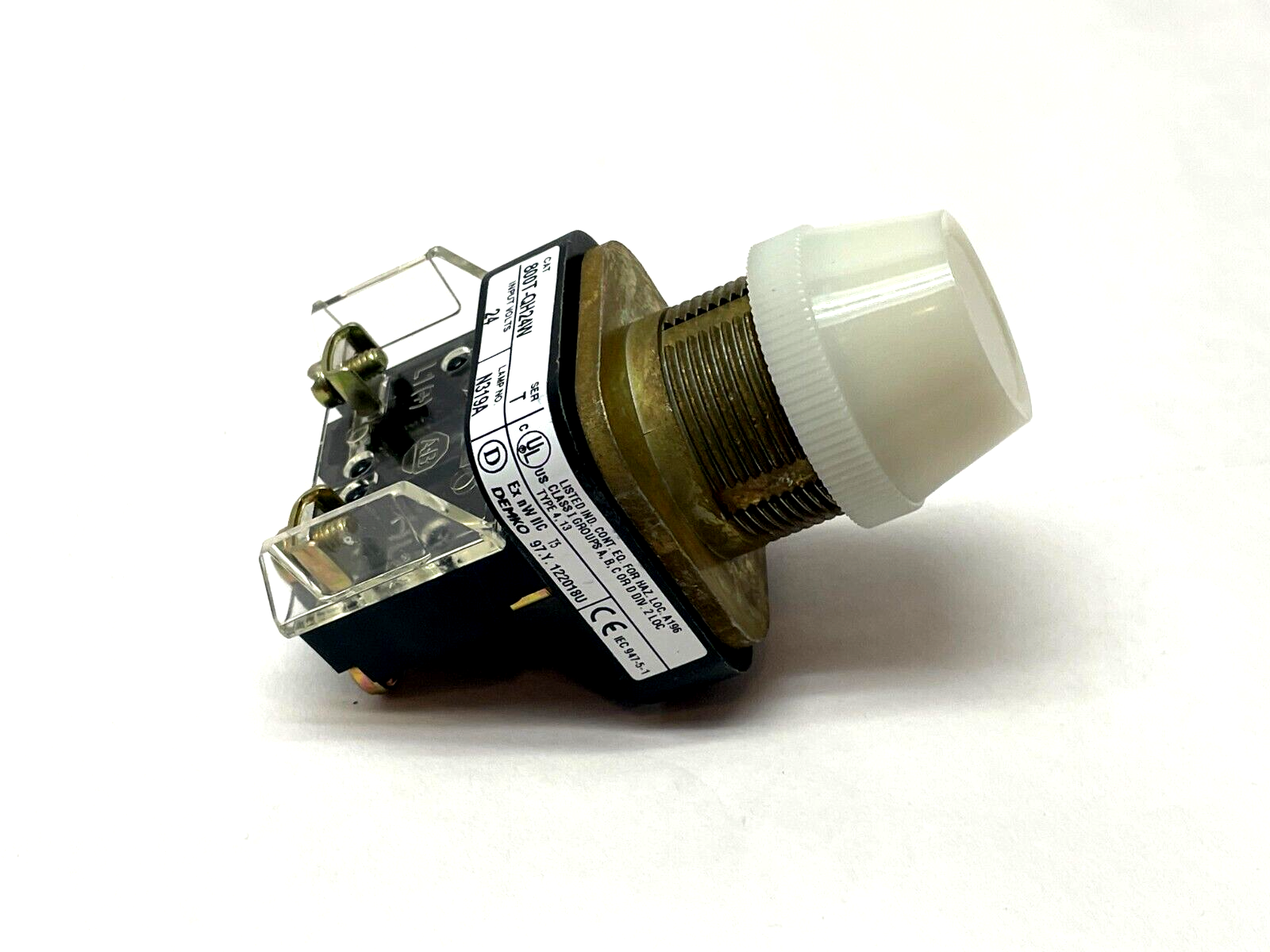 Allen Bradley 800T-QH24W Ser. T Pilot Light - New – Open box - Maverick Industrial Sales