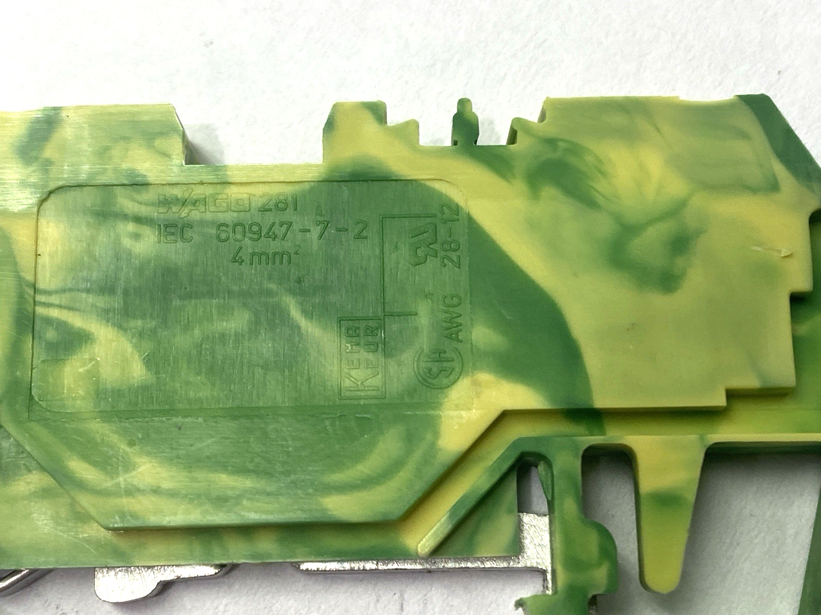 281-907 | Wago Ground Terminal Block 2-Conductor LOT OF 11- Used - Maverick Industrial Sales