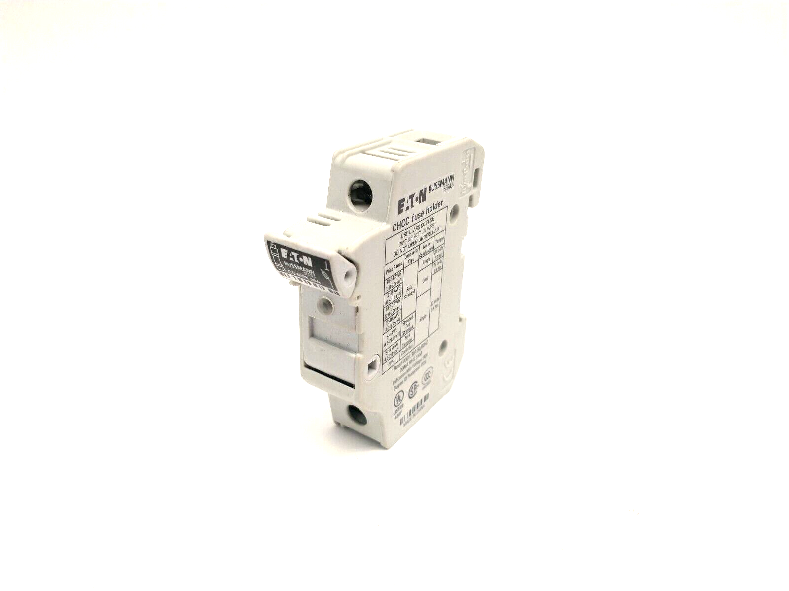 Eaton Bussmann CHCC1DIU Modular Fuse Holder w/ Indicator 1P 30A - Maverick Industrial Sales