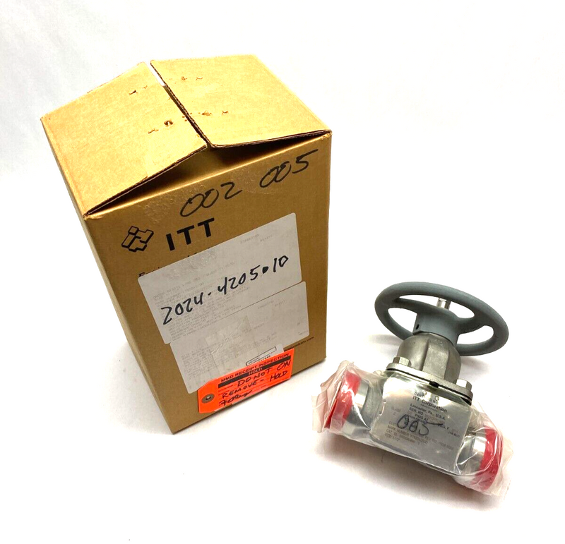 ITT 0430040494 Dia-Flo Manual Diaphragm Valve 1-1/2" Y150D42ZGO - Maverick Industrial Sales