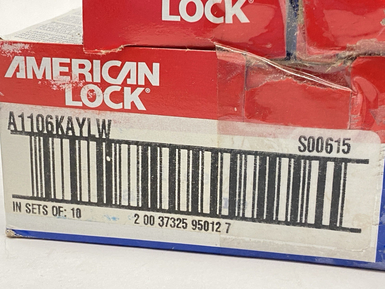A1106KAYLW | American Lock Lockout Padlock Yellow Key S00615 LOT OF 10 - New – Open box - Maverick Industrial Sales