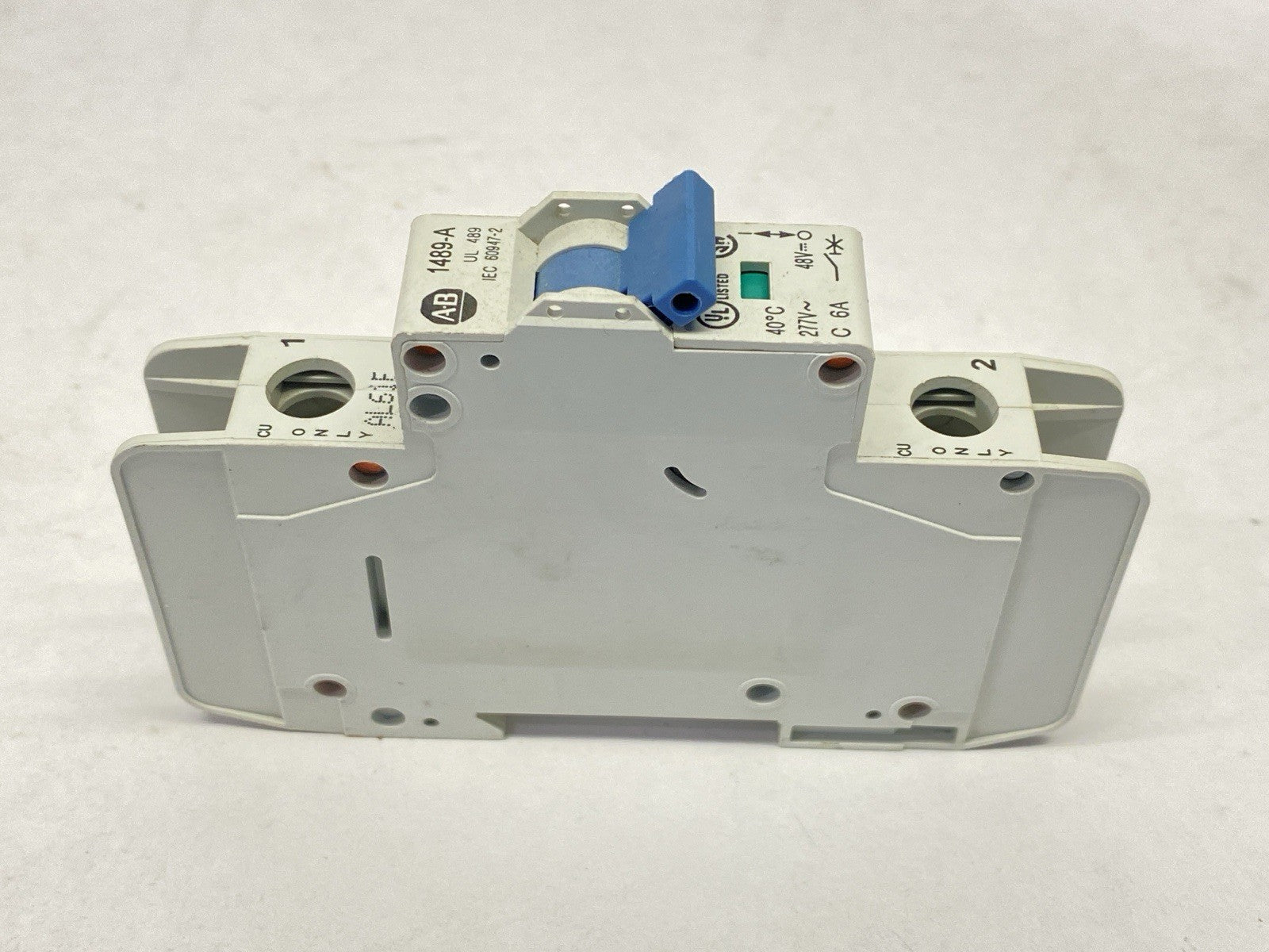 1489-A1C060 | Allen Bradley Ser A Circuit Breaker 1-Pole 6A 277V LOT OF 3 - Used - Maverick Industrial Sales