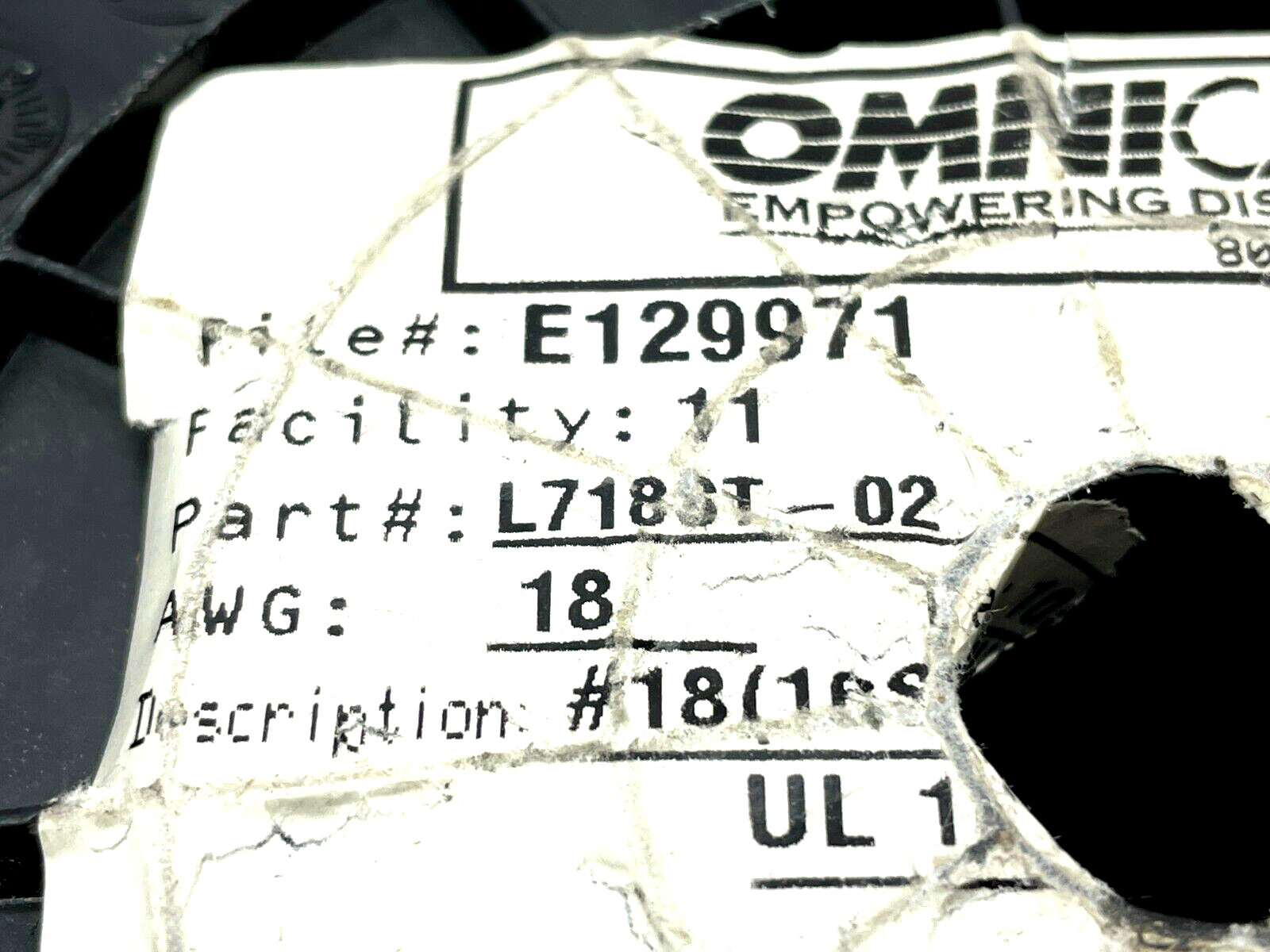 Omni-Cable L718ST-02 Hook-Up Wire 18 AWG 600V 1-Conductor 1-1/2lb Spool - Maverick Industrial Sales