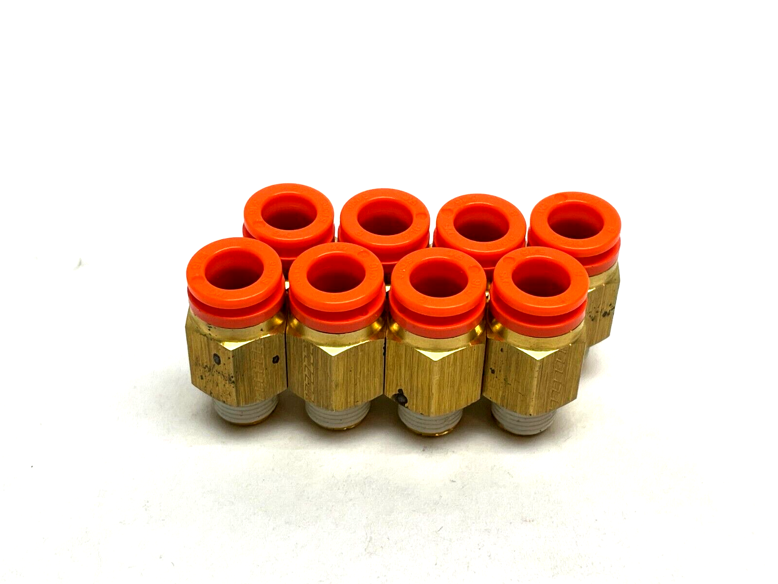 SMC KQ2H09-34AS One Touch Fitting LOT OF 8 - Maverick Industrial Sales