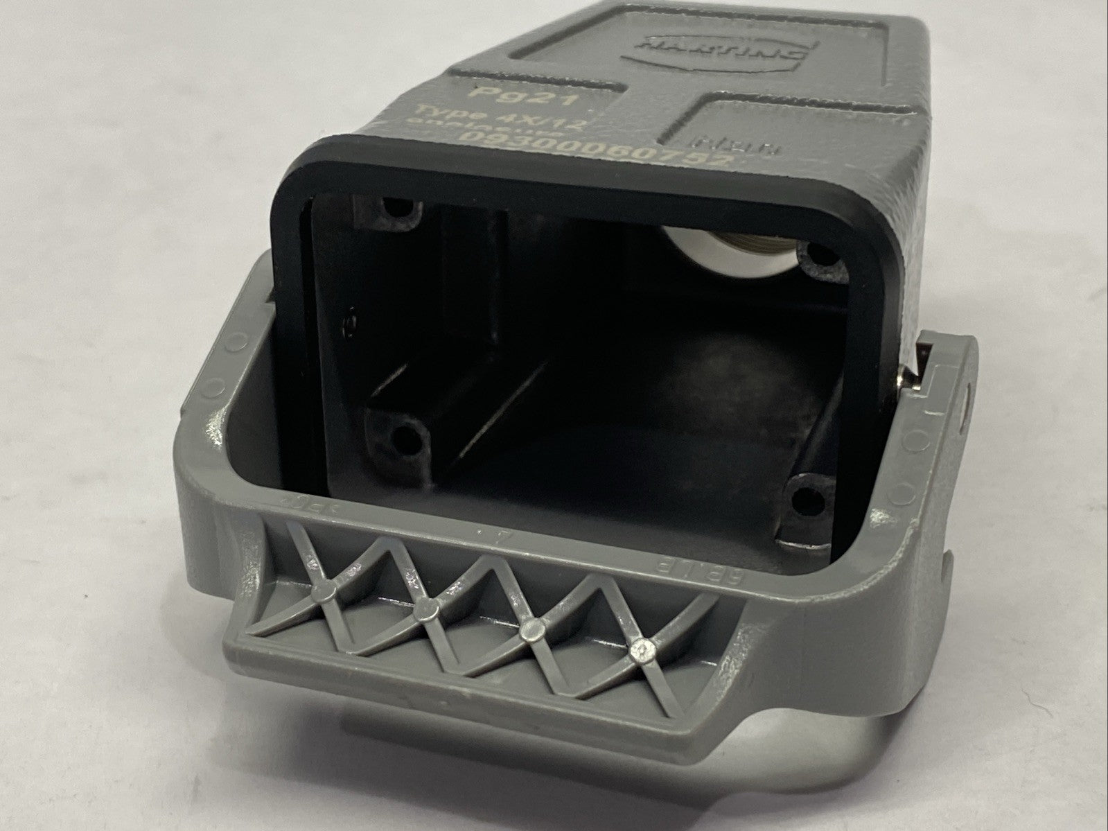 Harting Han B Hood Coupler HC 1 Lever PG 21 Cable Hood 09300060752 - Maverick Industrial Sales