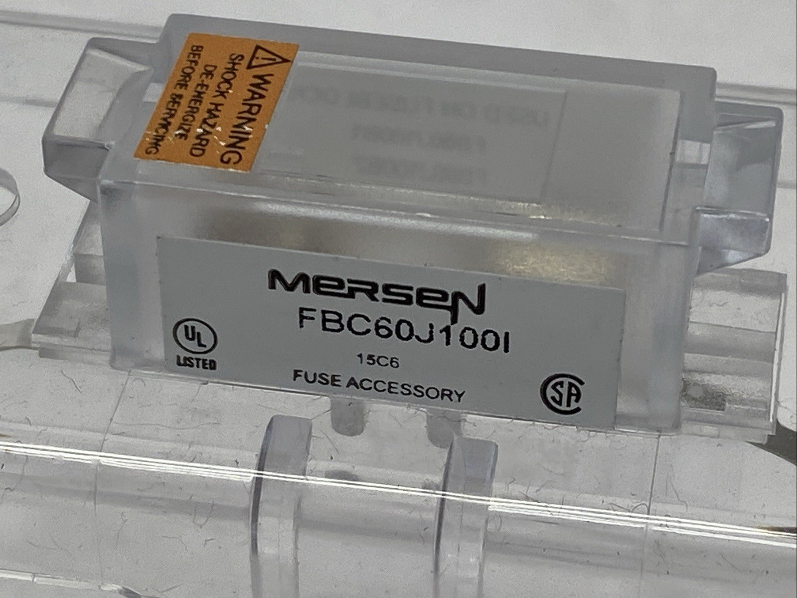 FBC60J100I | Mersen Gen2 Safety Cover 600V J 100A W/IND - New – Open box - Maverick Industrial Sales