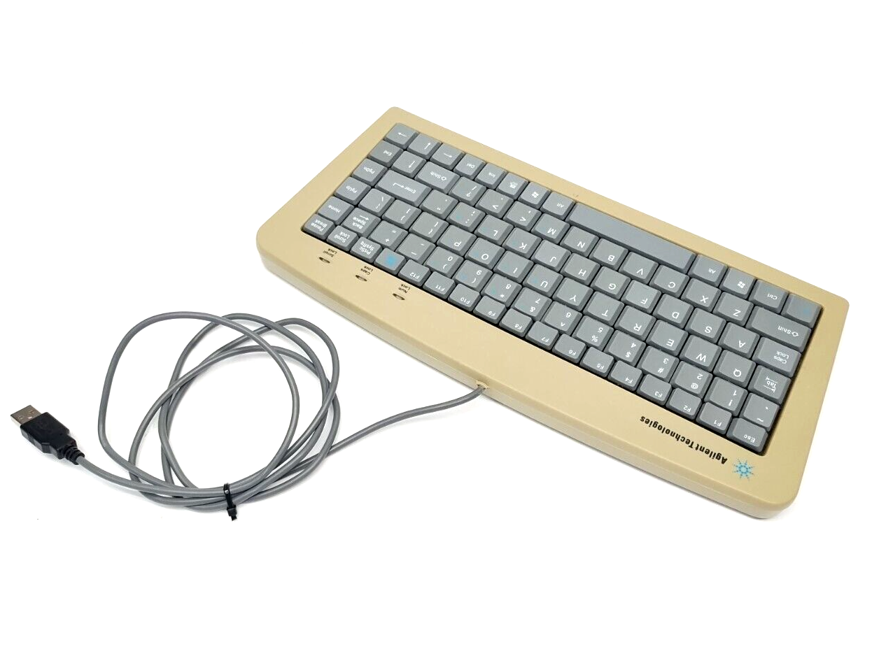 Agilent Technologies Mini USB Keyboard, Beige - Maverick Industrial Sales