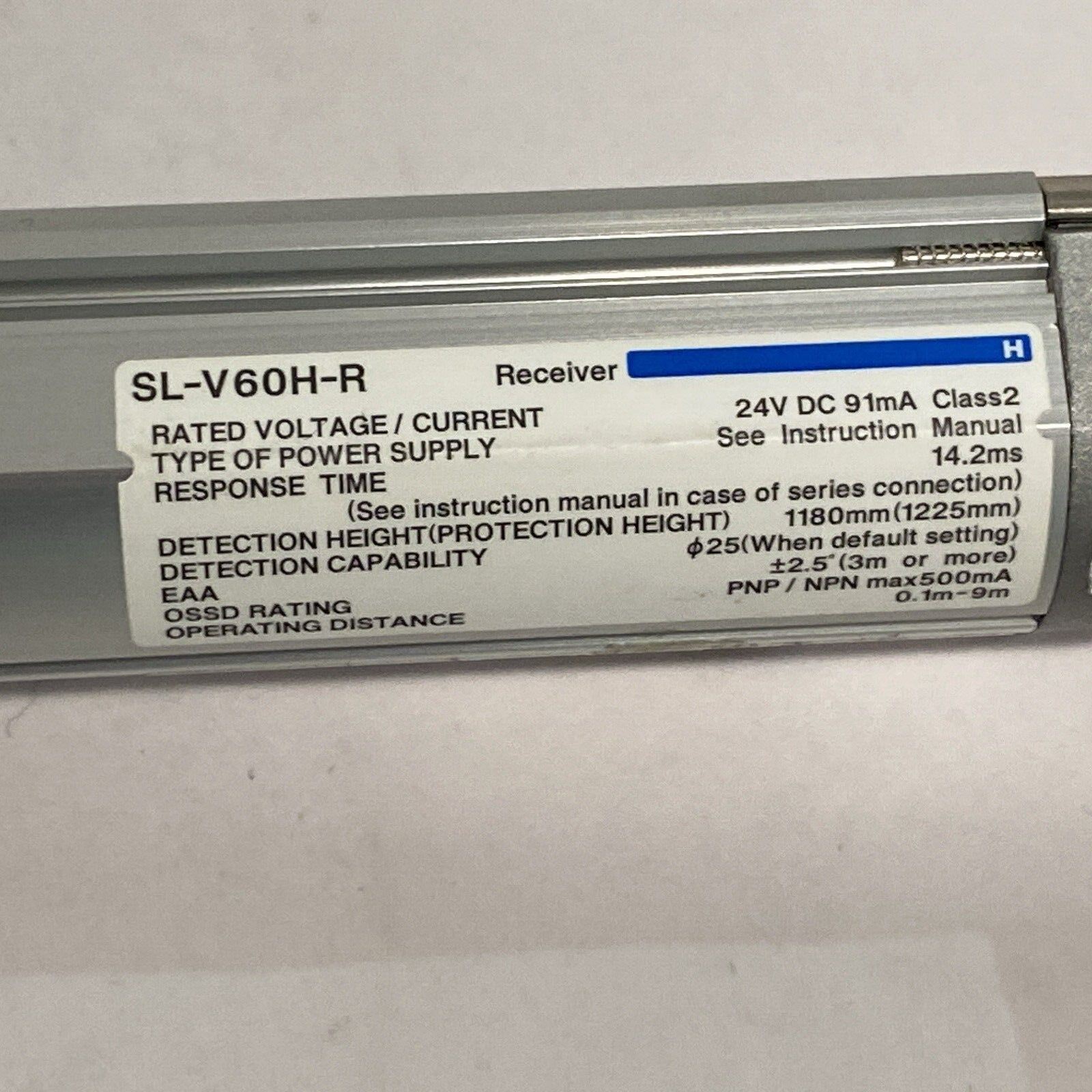 Keyence SL-V60H Light Curtain Transmitter / Receiver Set SL-V60H-T SL-V60H-R - Maverick Industrial Sales