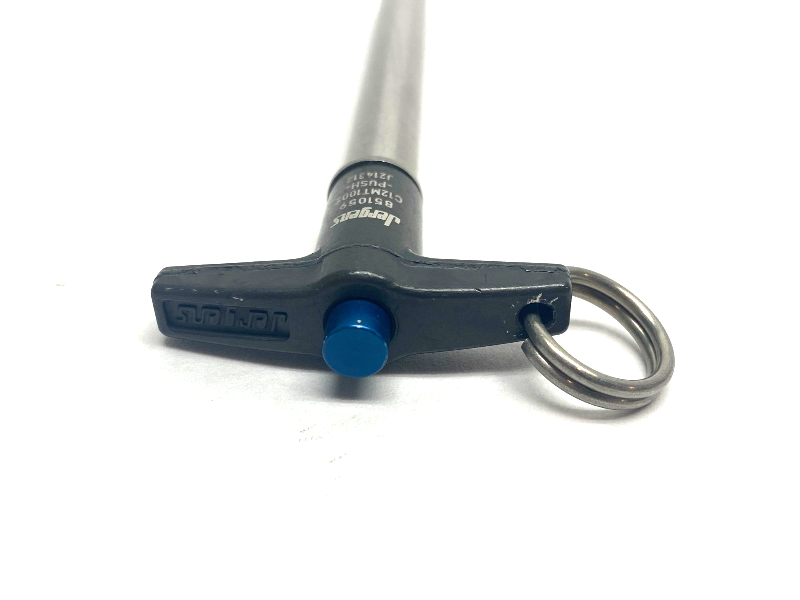 851059, C12MT100S | Jergens 851059 T-Handle Quick-Release Pin KLP, T-HANDLE, 12MM X 100 SS - New – Open box - Maverick Industrial Sales