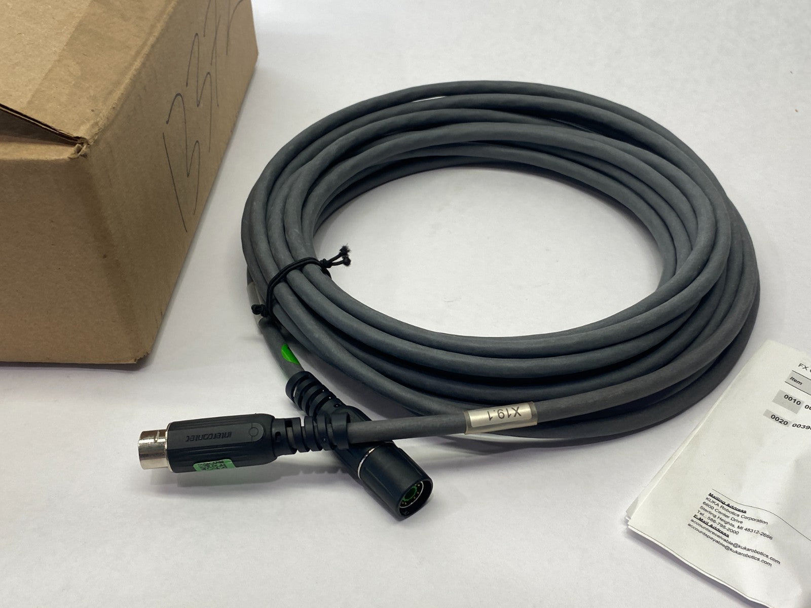 Kuka 316581 smartPAD Pendant Extension Cable 10m Length 00-316-581 - Maverick Industrial Sales