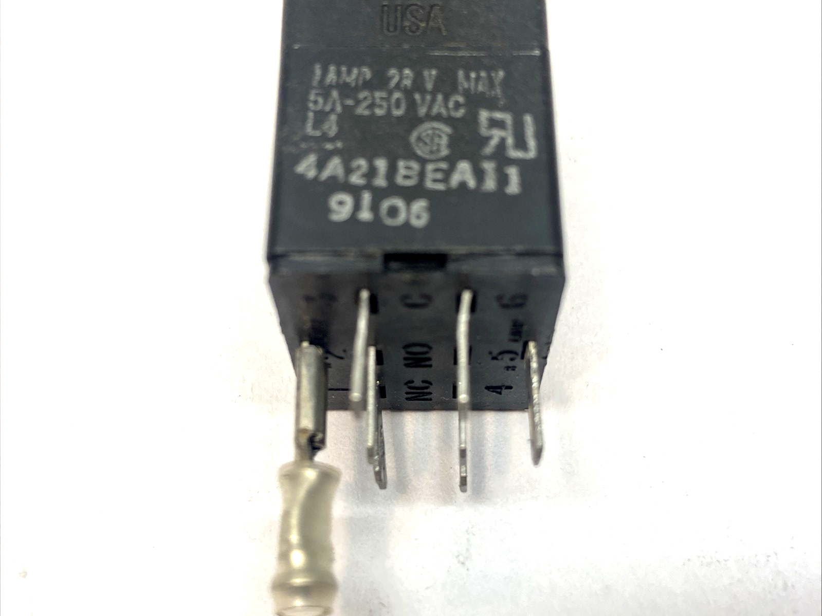 4A21BEA11 | Honeywell Micro Control Blue ON Pushbutton Switch - Used - Maverick Industrial Sales