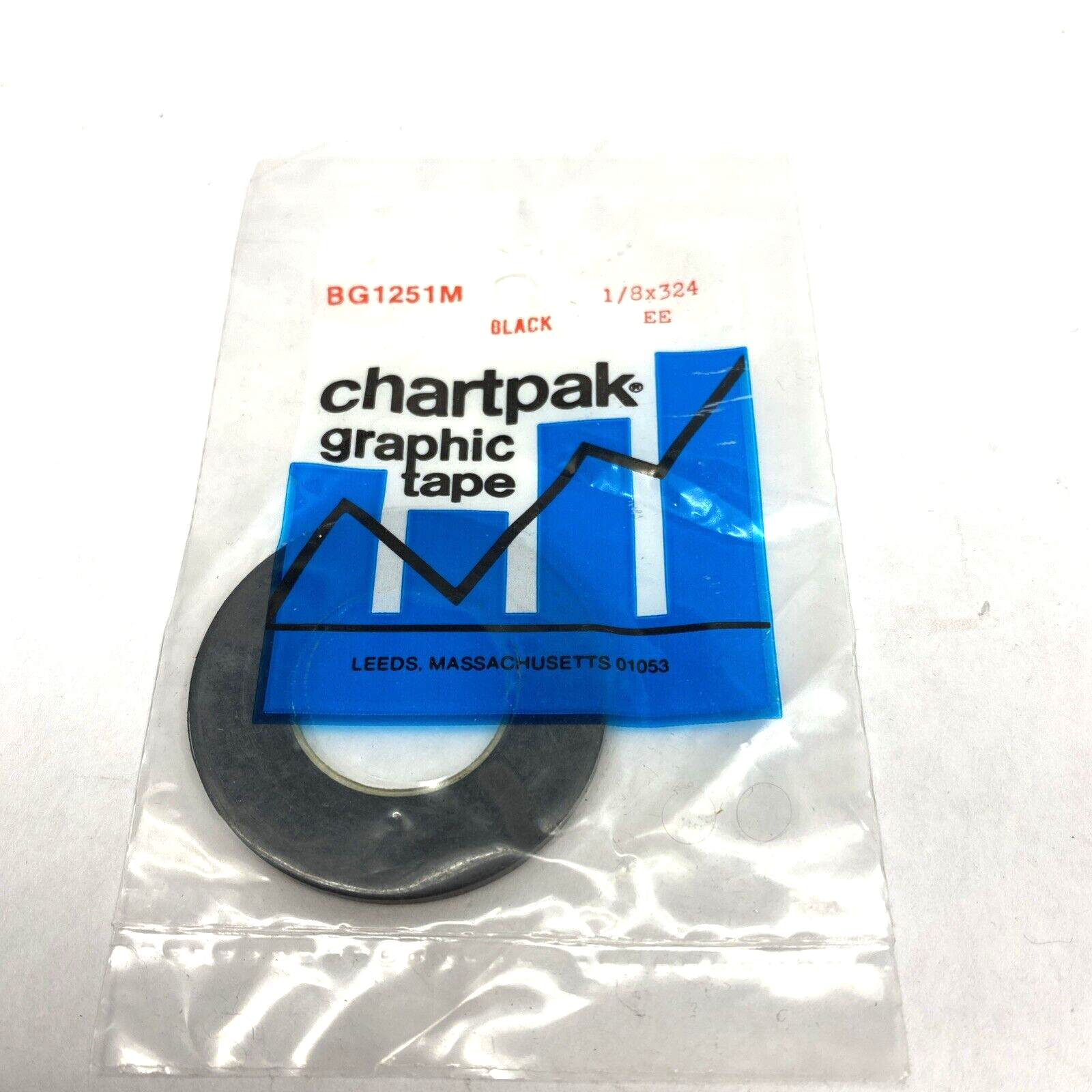 Chartpack BG1251M 1/8x324 EE Black Graphic Tape LOT OF 3 - New – Open box - Maverick Industrial Sales