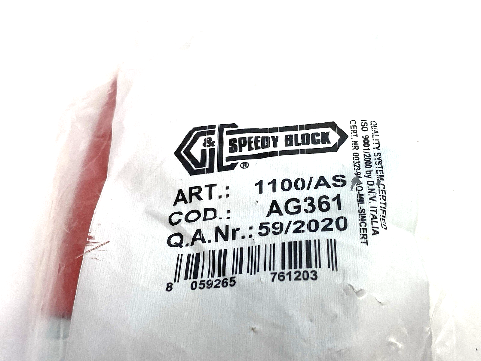 1100/AS | Speedy Block Stainless Steel Toggle Clamp Form AS AG361 - New - Maverick Industrial Sales