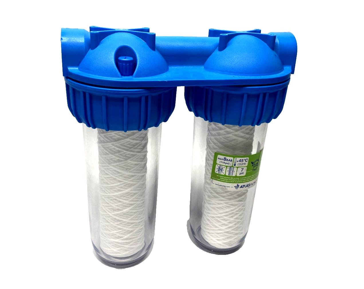 TOOLTEMP De0000002 Cold Water Filter 10 Micron & 5 Micron Dual Element L815 - Maverick Industrial Sales