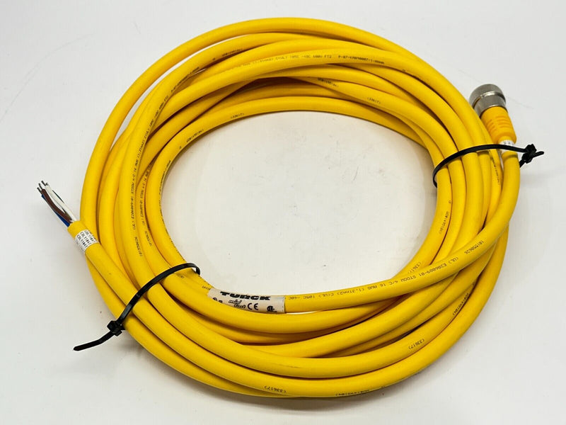 Turck RKM 47-10M Actuator / Sensor Cable Female 7/8" Straight 4-Pin 10m U0890-53 - Maverick Industrial Sales