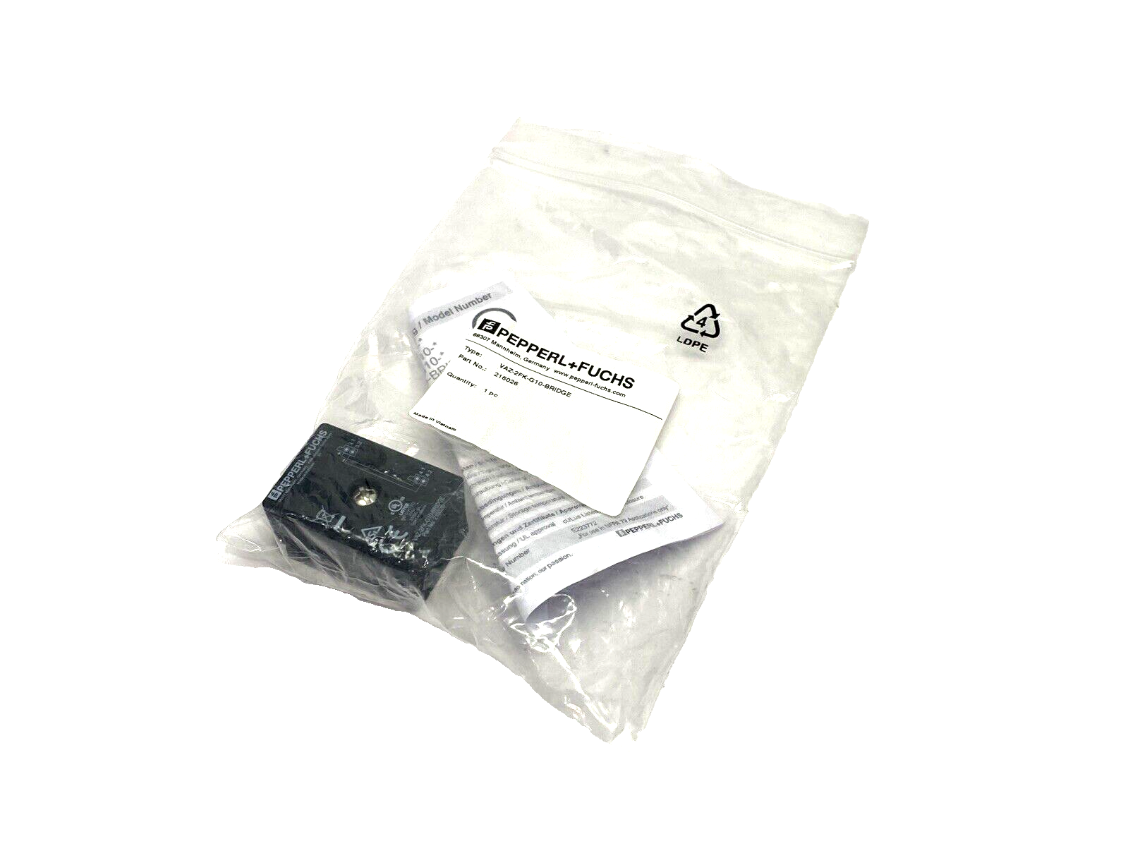 Peperl+Fuchs VAZ-2FK-G10-BRIDGE AS-Interface Splitter Box 216026 - Maverick Industrial Sales