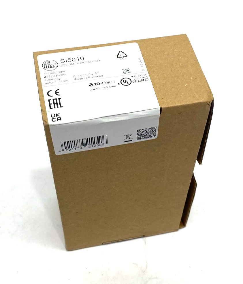 SI5010 | Ifm Flow Monitor for Liquid/Gas, Bar Graph Display, SID10ADBFPKG/US-100 - New – Open box - Maverick Industrial Sales