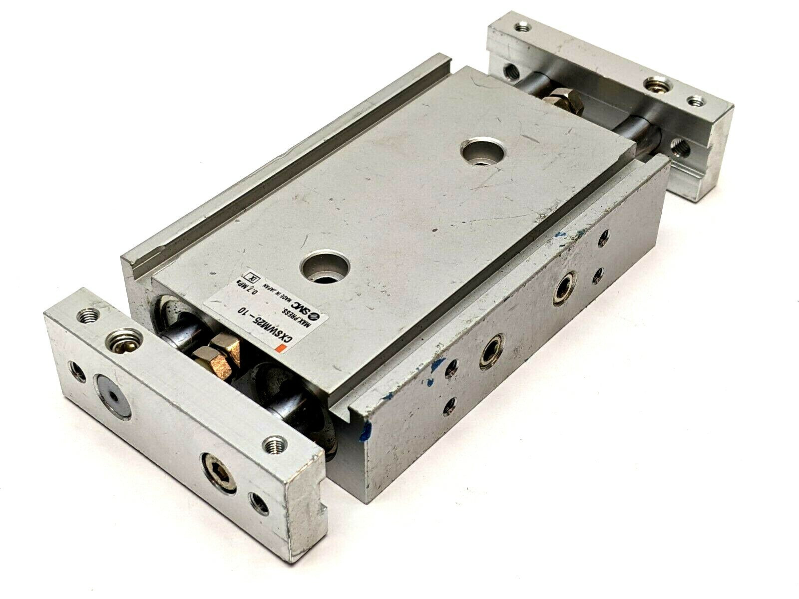 SMC CXSWM25-10 Guided Cylinder Dual Rod Slide Bearing 25mm Bore 10mm Stroke - Maverick Industrial Sales