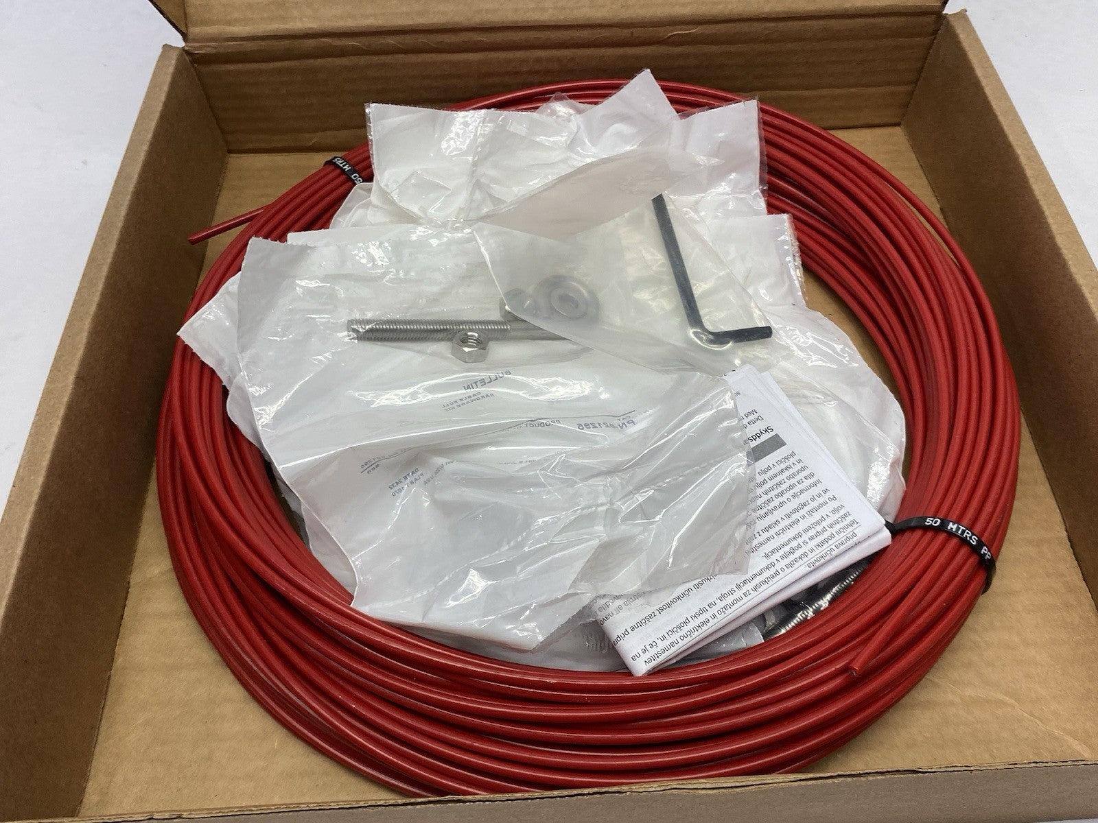 5320016 | Sick Wire Draw Mechanism Kit, NO ROPE TENSIONER, 50m ROPE, 22x EYEBOLTS - New Other - Maverick Industrial Sales