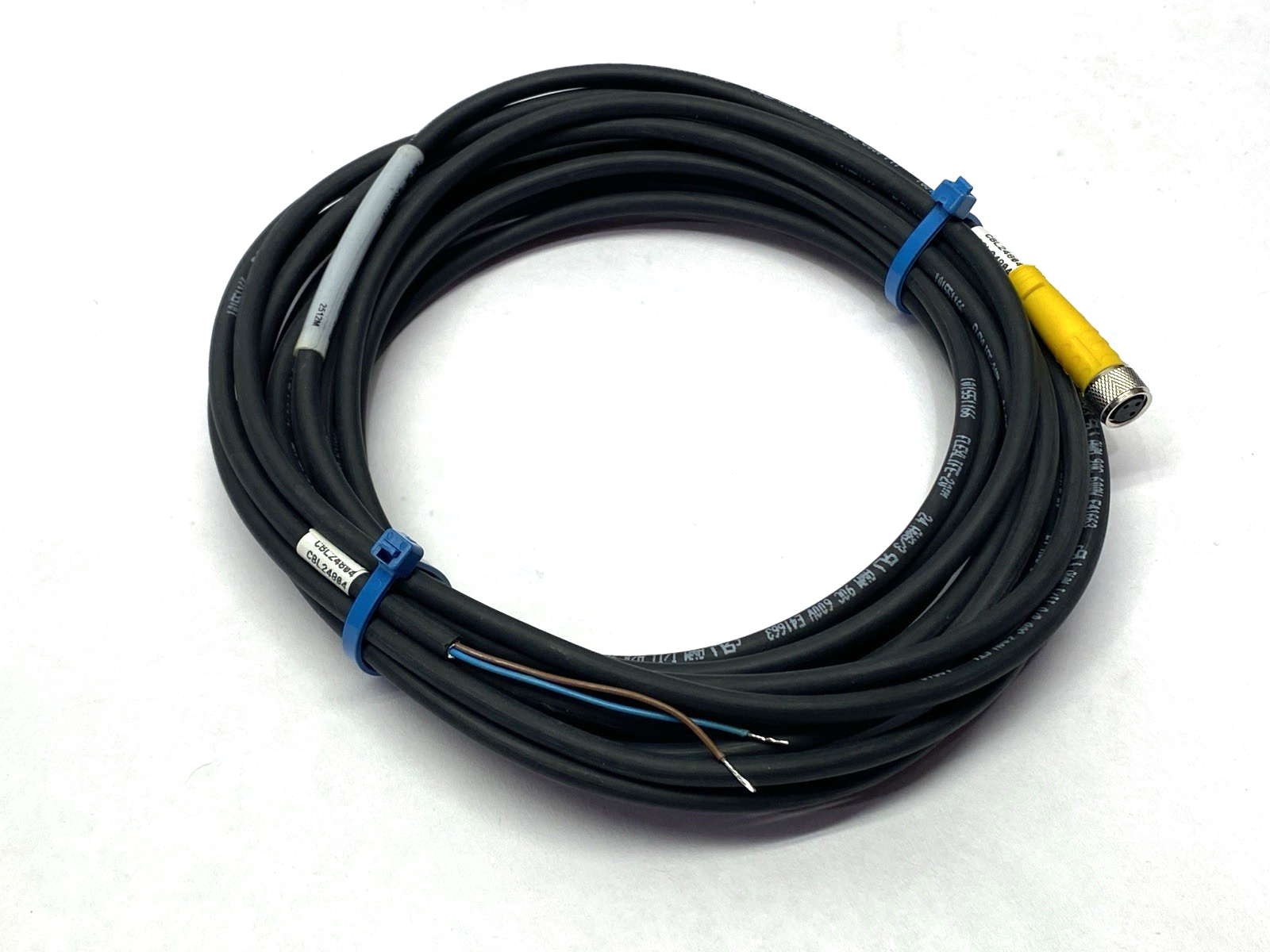 Turck PKG 3M-6/S90/S101 Single-Ended M8 3-Pin Female Cordset U2515-99 CUT TO 15' - Maverick Industrial Sales