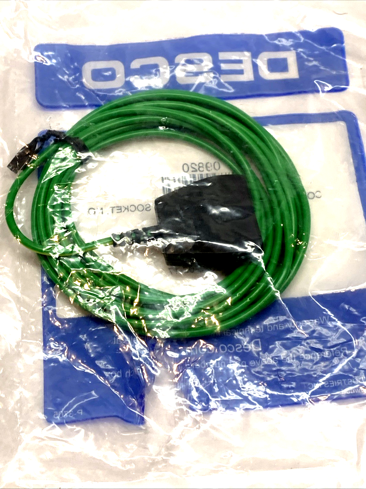 09820 | Desco Common Point Ground Cord 10mm Socket 10' No Resistor - New – Open box - Maverick Industrial Sales