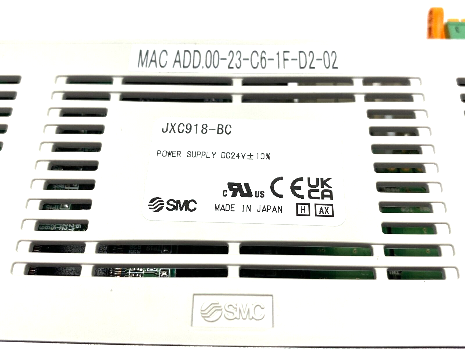 SMC JXC918-BC EtherNet/IP Electric Actuator Power Supply Controller 24VDC - Maverick Industrial Sales