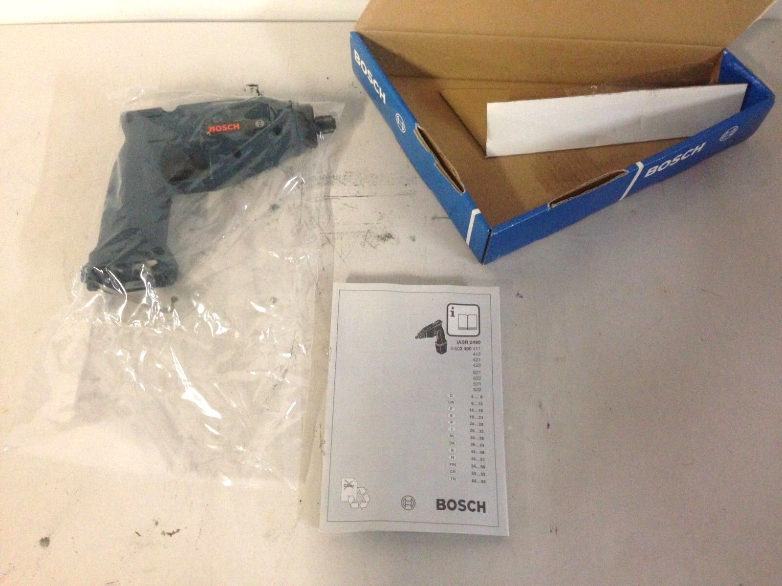 Bosch 0 602 490 412 IASR 2490 9.6V-12V Electric Industrial Drill Screw Driver - Maverick Industrial Sales