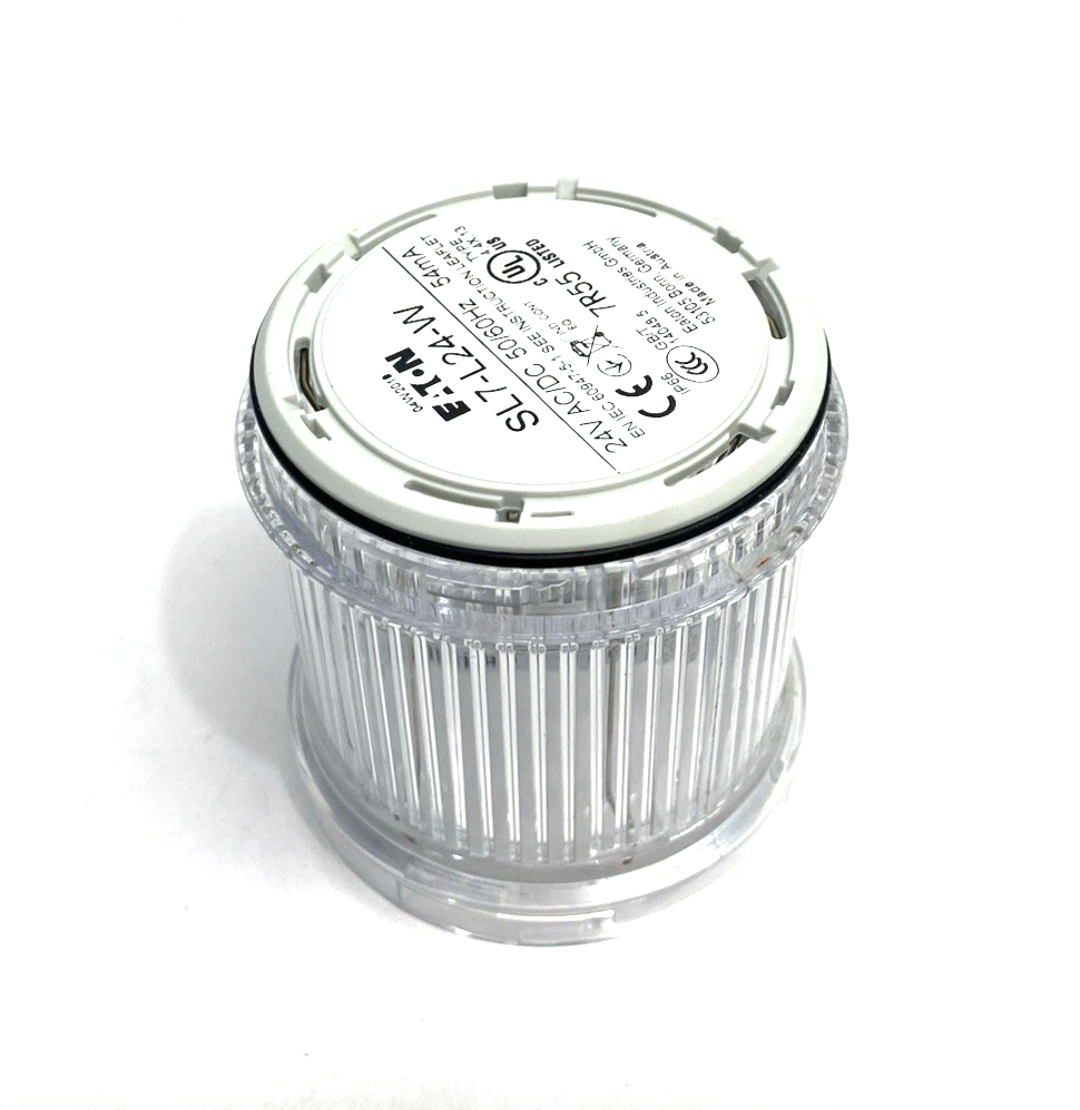 SL7-L24-W | Eaton Stacklight Module 70mm, Continuous LED, White 24VAC/DC - Used - Maverick Industrial Sales
