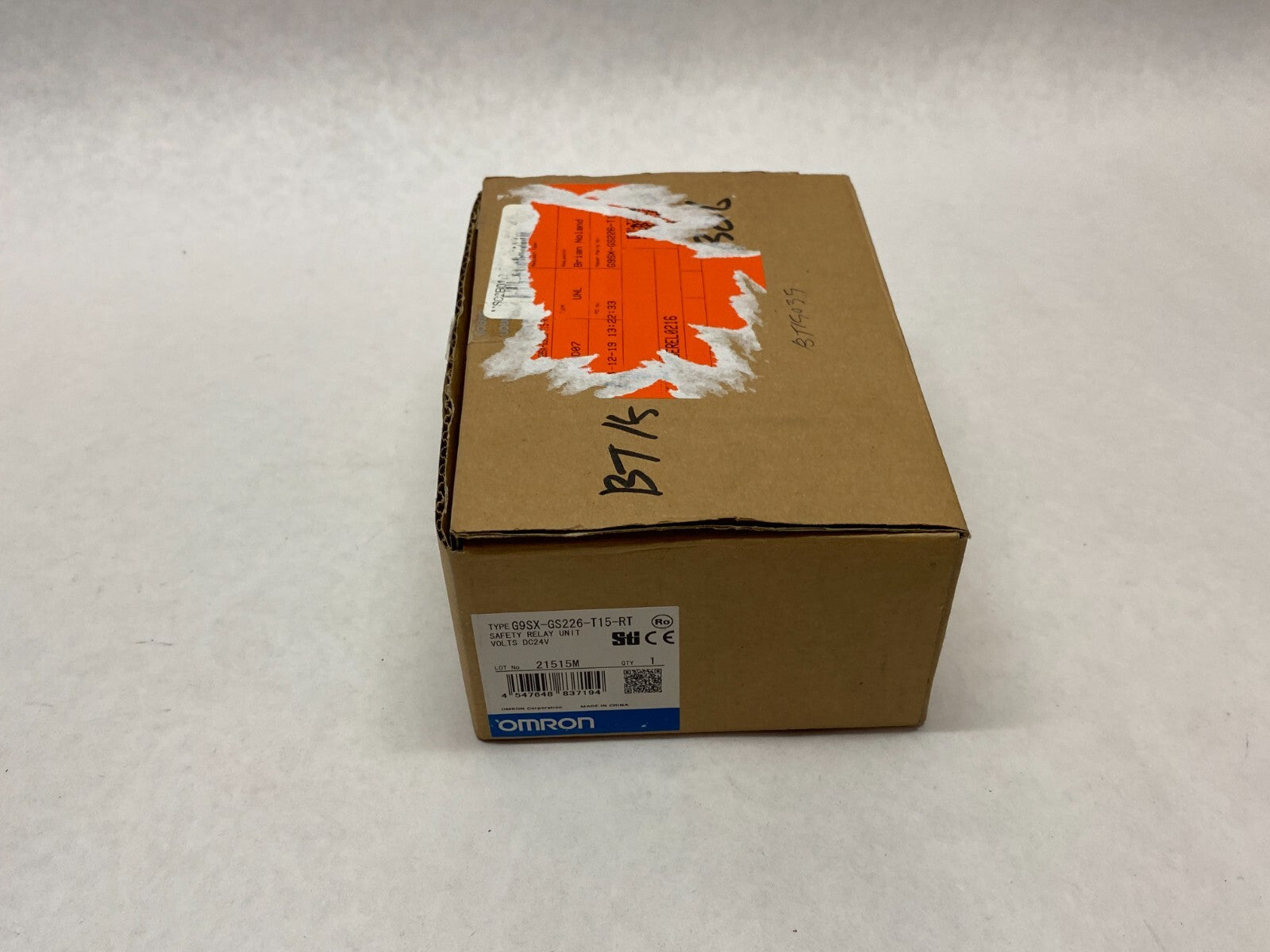 Omron G9SX-GS226-T15-RT Flexible Safety Relay Unit 24VDC 5W Max - Maverick Industrial Sales