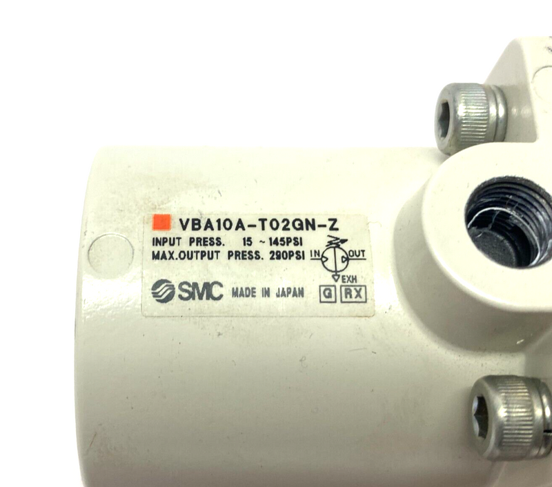 SMC VBA10A-T02GN-Z Pneumatic Pressure Booster Regulator 15~145psi Input - Maverick Industrial Sales