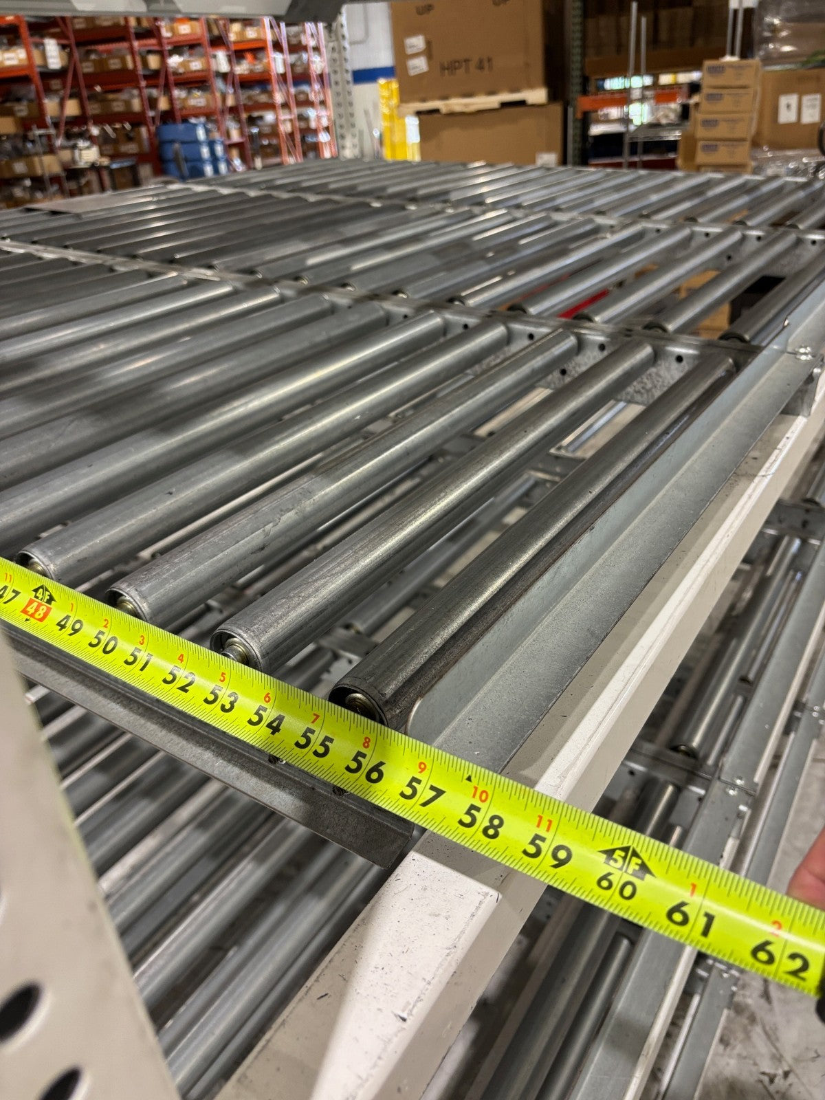 Unex Gravity Conveyor Shelving System, Flow Cell Racking, 82"W x 58"D x 78"H - Maverick Industrial Sales