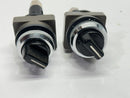 IDEC ASN Rotary Selector Switch Black LOT OF 2 - Maverick Industrial Sales