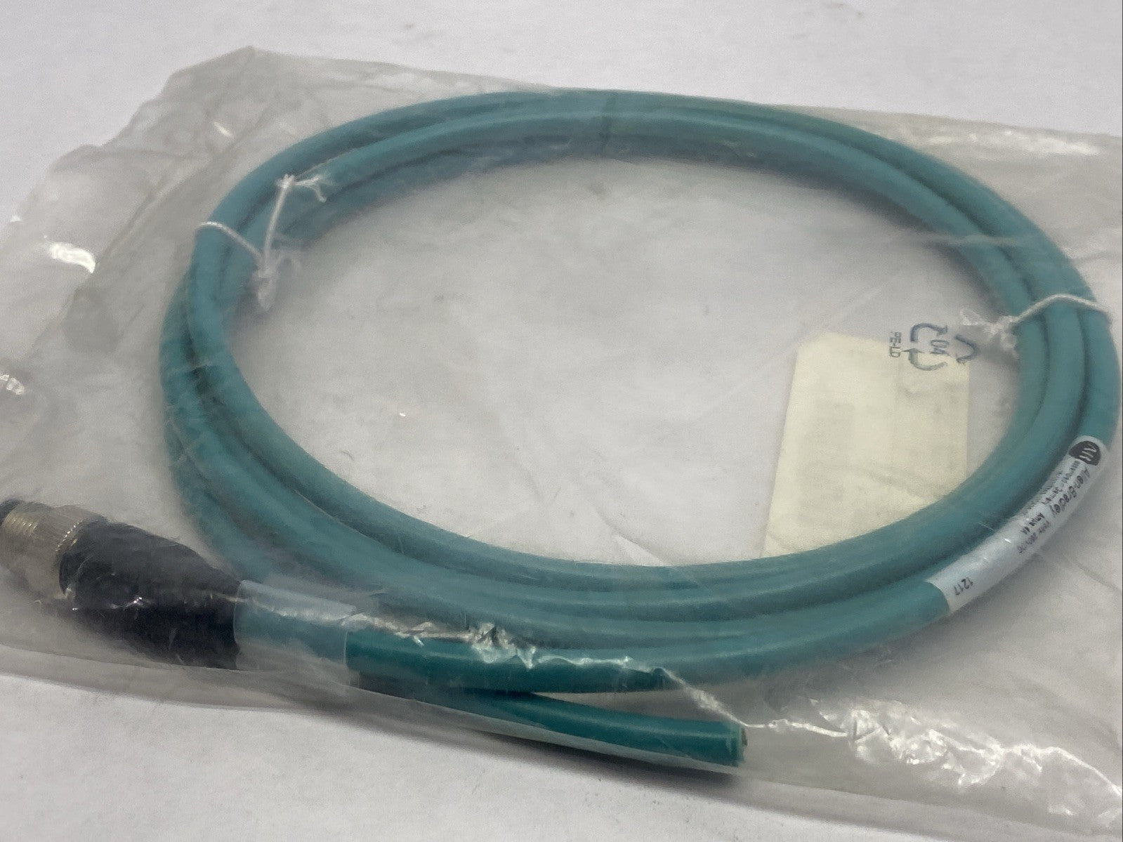 Allen Bradley 1585D-M4UB-2A Ser A Ethernet Patchcord Male M124-Pin 2m - Maverick Industrial Sales
