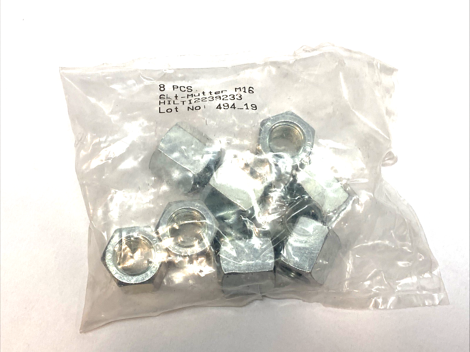 2139253 | Hilti 7x Anchor Rod M16 x 175mm Zinc-Plated HIT-Z-D TP MISSING 1x ROD - New – Open box - Maverick Industrial Sales