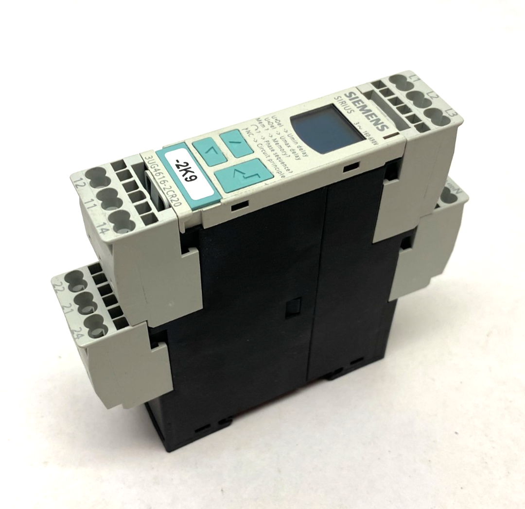 3UG4616-2CR20 | Siemens Digital Monitoring Relay 12-pol for 3-Phase - Used - Maverick Industrial Sales